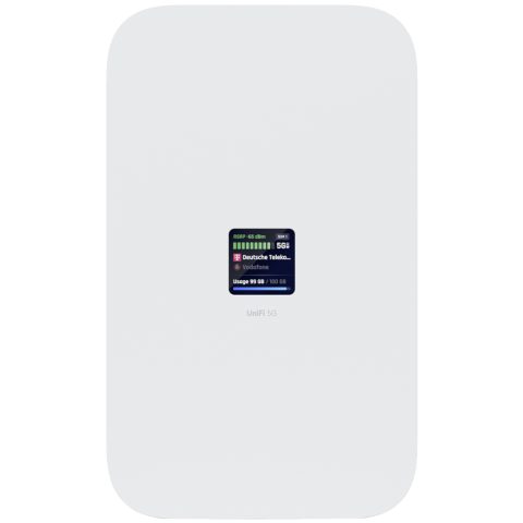 Ubiquiti UniFi 5G Max Modem with PoE input and 2.5Gbps Ethernet
