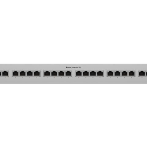 Ubiquiti UniFi 10Gbps PoE++ 24 Port Ethernet Surge Protector